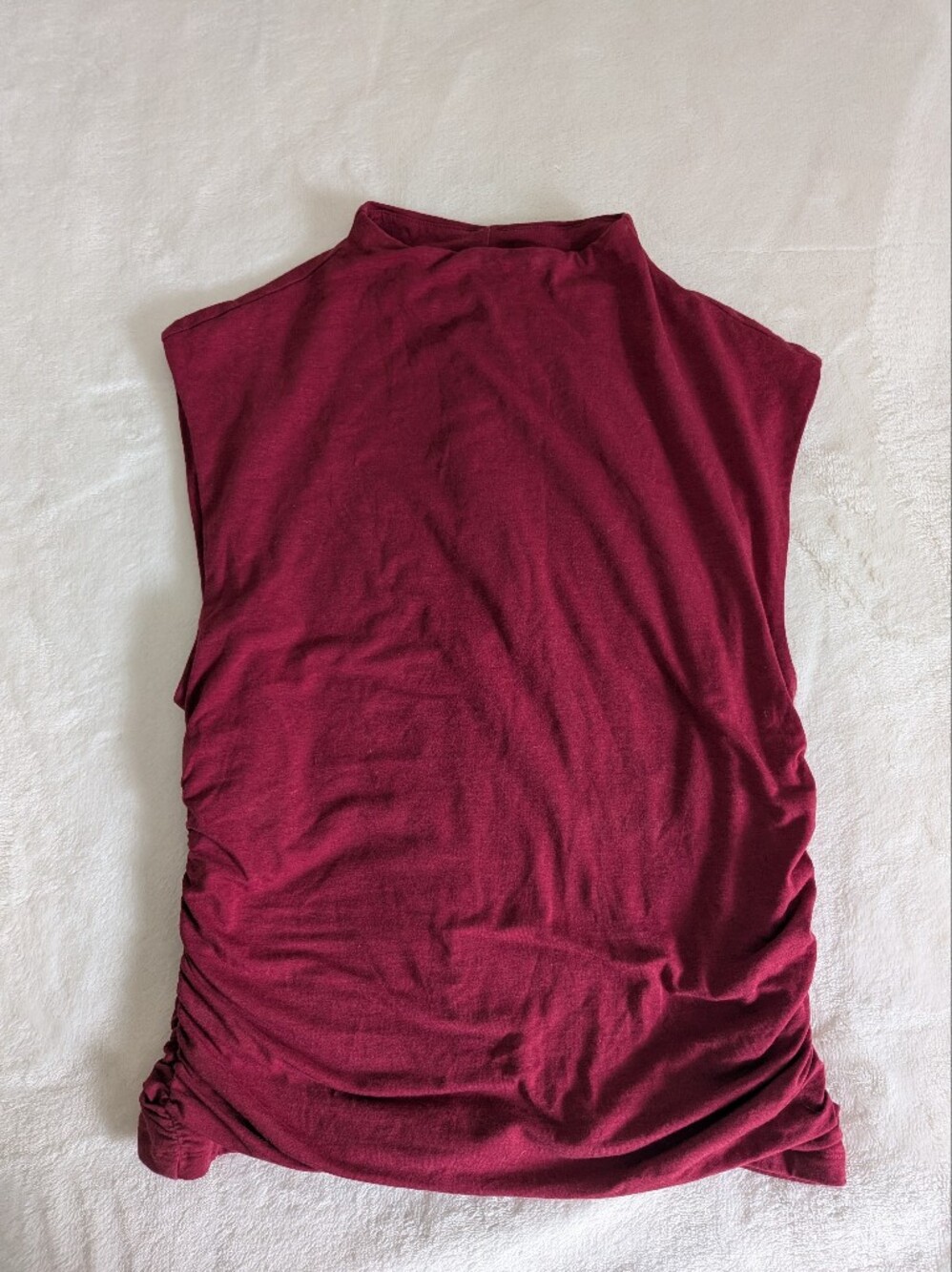 Abercrombie & Fitch red high neck tank